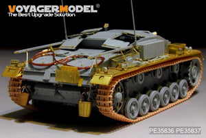 Voyager modèle PE35837 garde-boue allemand StuG.III Ausf.E de la seconde guerre mondiale pour DRAGON 6688 1/35 – imagen 2