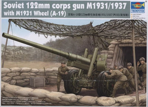 Trumpeter 02316 Canon de corps soviétique de 122 mm M1931/1937 avec M1931 (1/35)