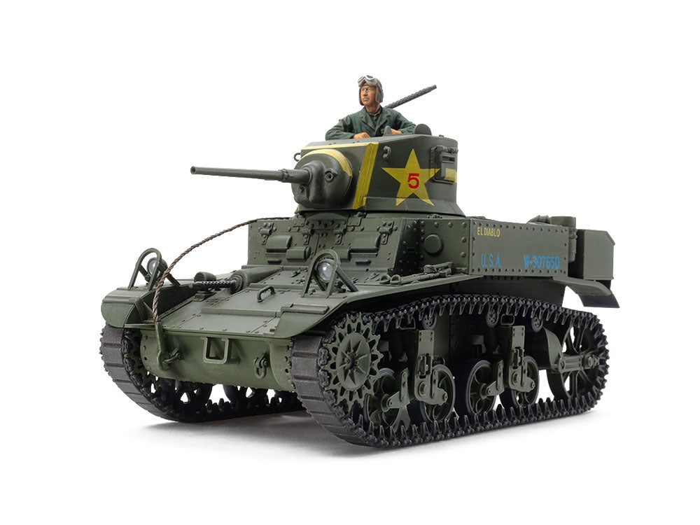 Tamiya 35360 Char léger américain M3 Stuart, production tardive, échelle 1/35