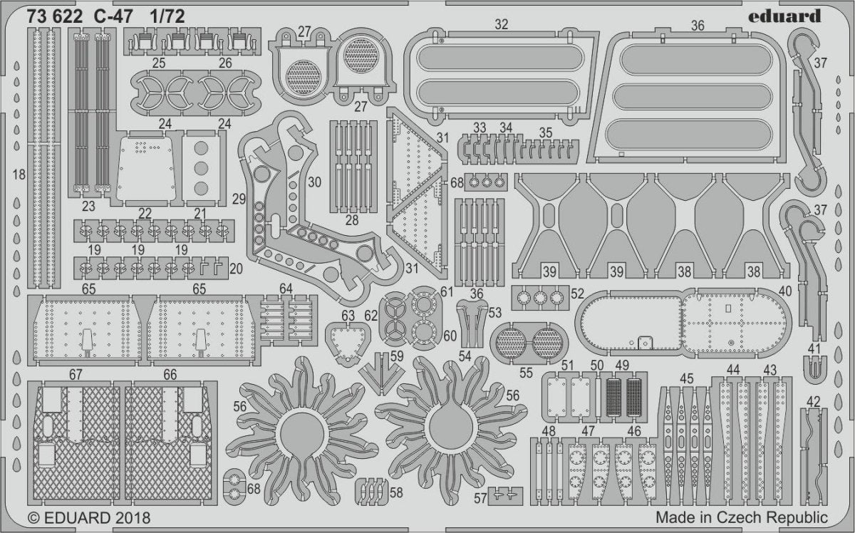 Eduard 73622 C-47 HOBBY BOSS 1/72 – Bild 2