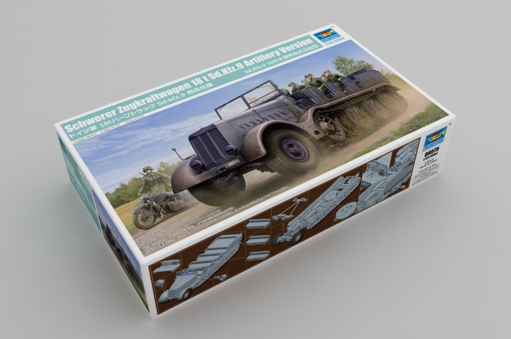 Trumpeter 09575 Schwerer Zugkraftwagen 18 t Sd.Kfz.9 Artillerie Version 1/35 – image 2
