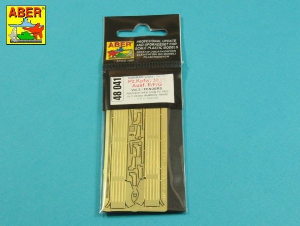 Aber 48041 Pz.Kpfw..38 (t) Ausf. Char allemand E/F/G Pz.38 (t) pt.2-ailes 1/48 – imagen 6