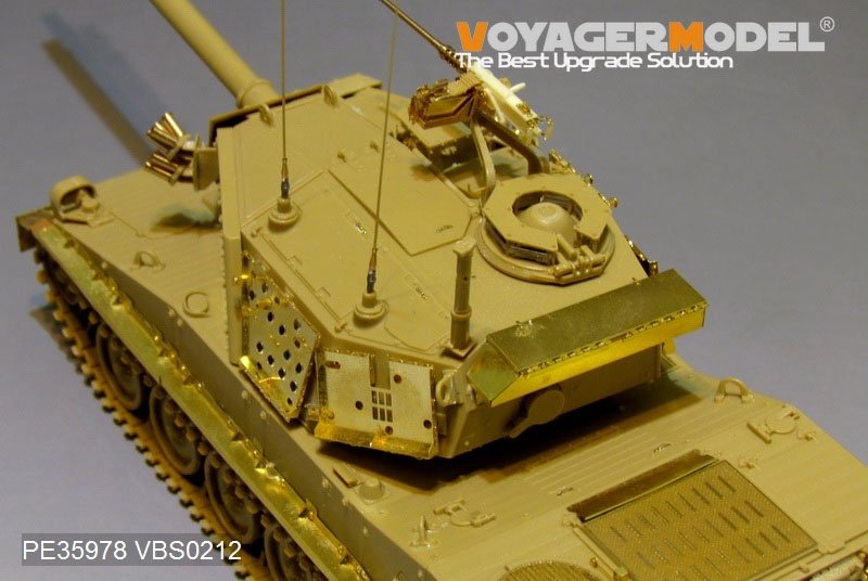 Modèle Voyager PE35978, système d&amp;#39;arme blindé M8 de l&amp;#39;armée américaine moderne (lanceur de fumée inclus), pour PANDA PH35039 au 1/35 – immagine 6