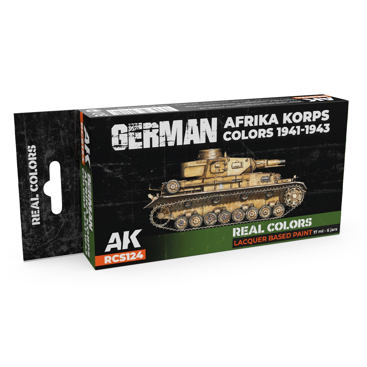 AK Interactive RCS124 Couleurs de l&amp;#39;Afrika Korps allemand 1941-1943 6x17ml