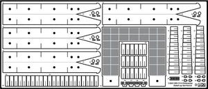 MK1 Design MD-20021 Porte-avions CV-6 Enterprise de l&amp;#39;US Navy - Pièces de détail pour maquette Trumpeter au 1/200 – imagen 46