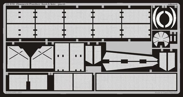 Eduard 35978 Zimmerit Panthère Ausf. Un Dragon tardif au 1/35 – image 2