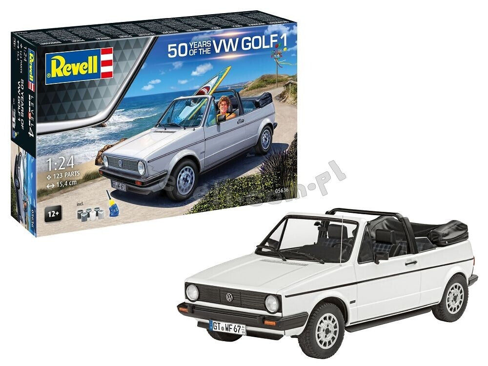 Coffret cadeau Revell 05636 - 50 ans de VW Golf 1 1/24