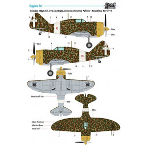 Épée 72110 Reggiane Fighter 6 pièces 1/72 – image 2