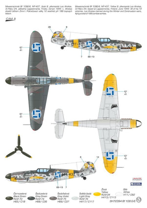 Special Hobby 72394 Messerschmitt BF-109G-6 « Mersu au-dessus de la Finlande » 1/72  – immagine 2