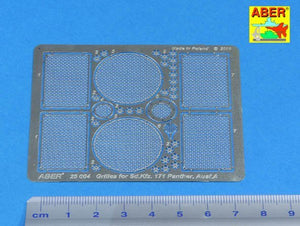 Aber 25004 PzKpfw V Ausf.A/D grilles (1/25)  – Bild 2