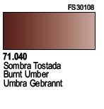 Vallejo 71040 Terre d&amp;#39;Ombre Brûlée