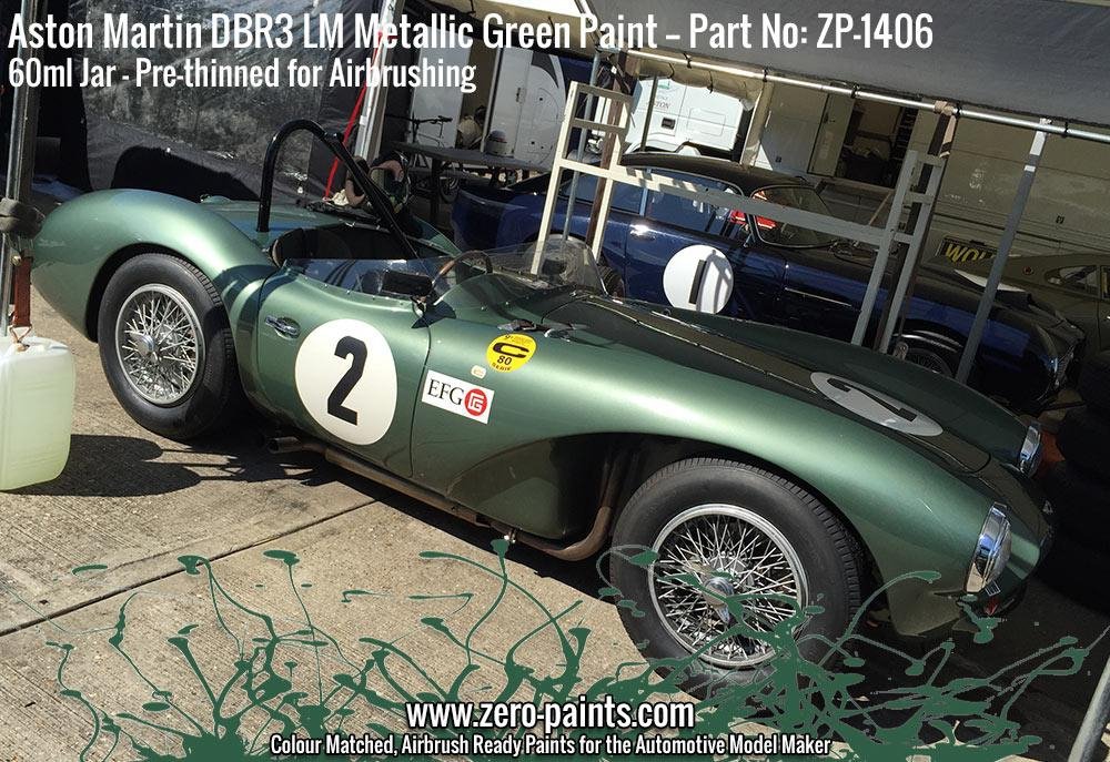 Peinture métallisée vert Aston Martin DBR3S LM Zero Paints ZP-1406, 60 ml – image 6