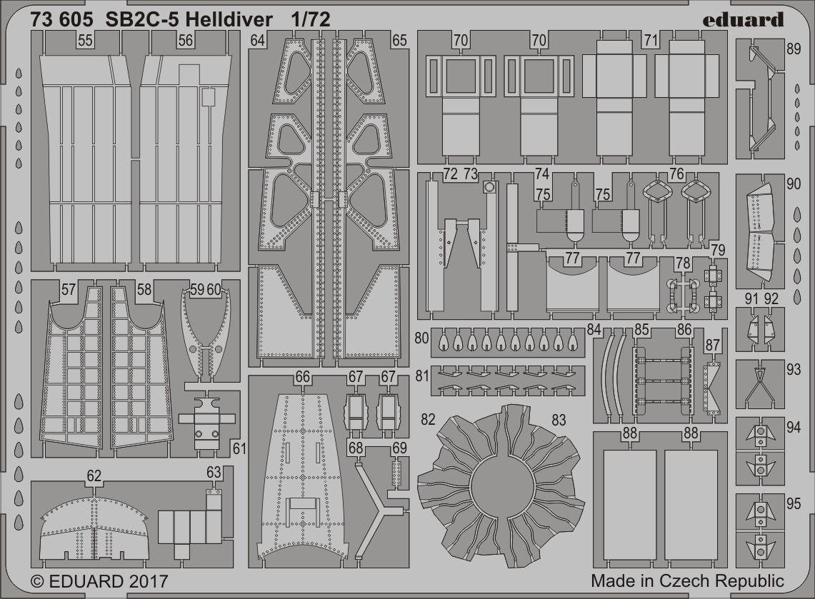 Eduard 73605 SB2C-5 Helldiver SPECIAL HOBBY 1/72 – imagen 2