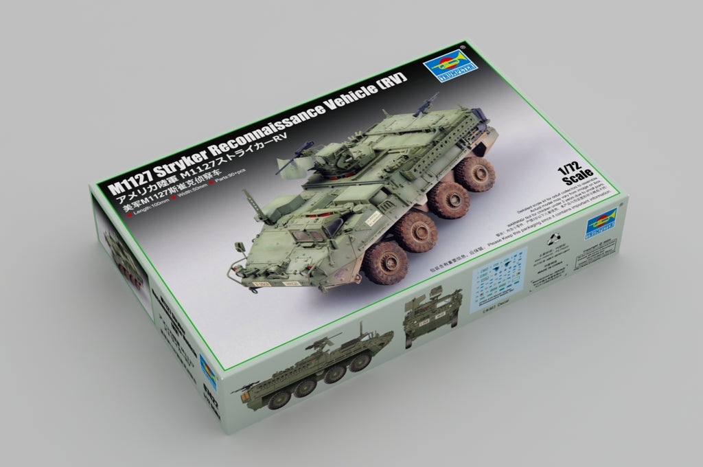 Trumpeter 07422 M1127 Stryker Véhicule de reconnaissance RV 1/72 – Bild 2