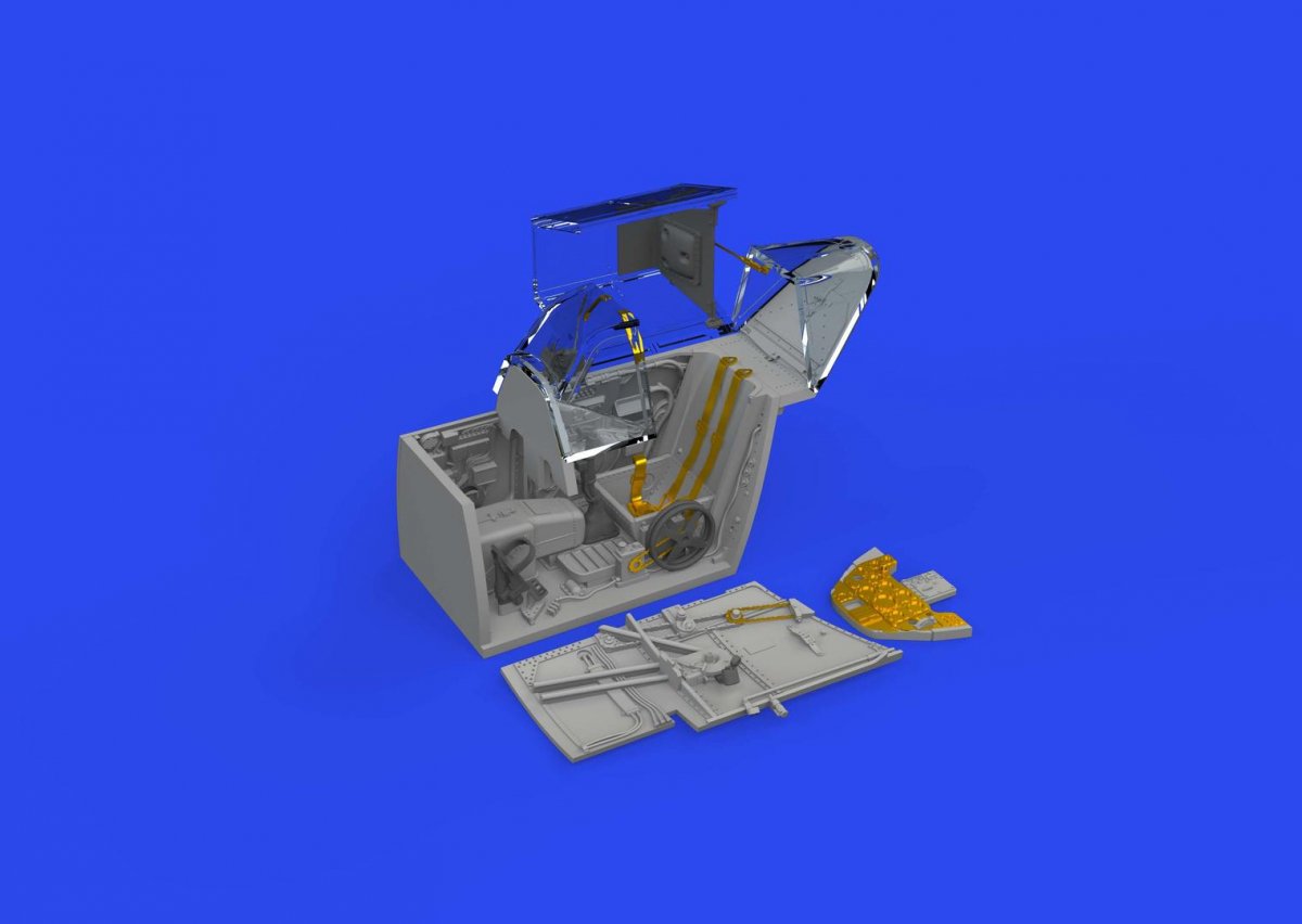 Maquette Eduard 648876 Bf 109F cockpit (impression Eduard 1/48) – Bild 3