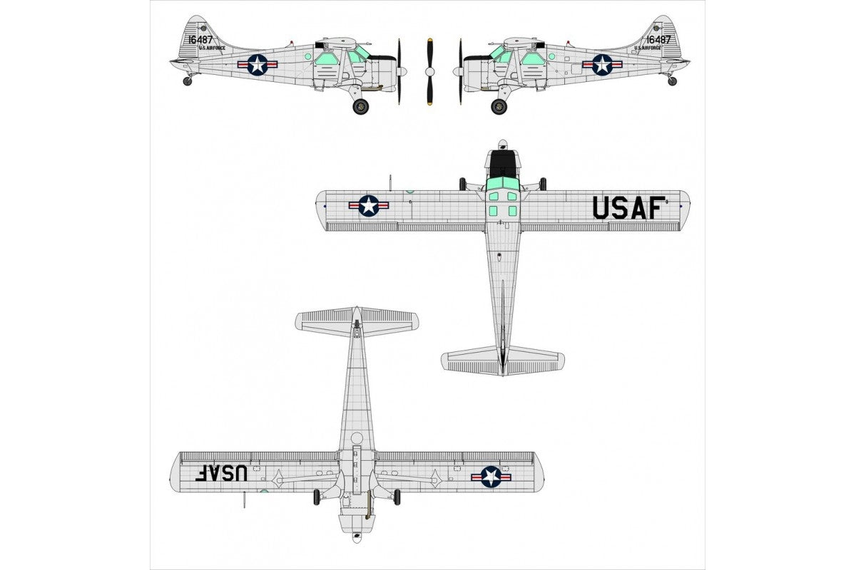 Dora Wings 48059 L-20A/U-6A Beaver 1/48 – image 8