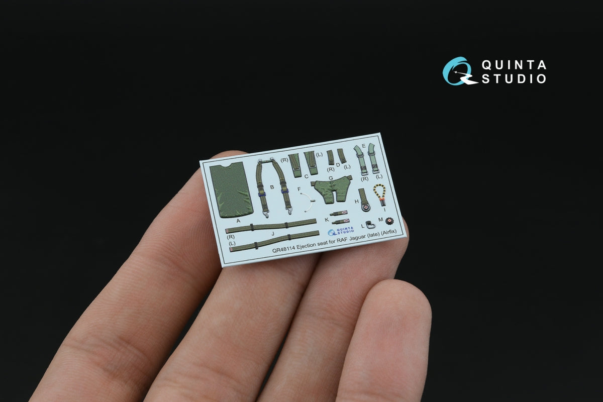 Intérieur imprimé en 3D et coloré sur papier décalcomanie Quinta Studio QD48613 Jaguar Gr.1A (Airfix) 1/48 – immagine 11