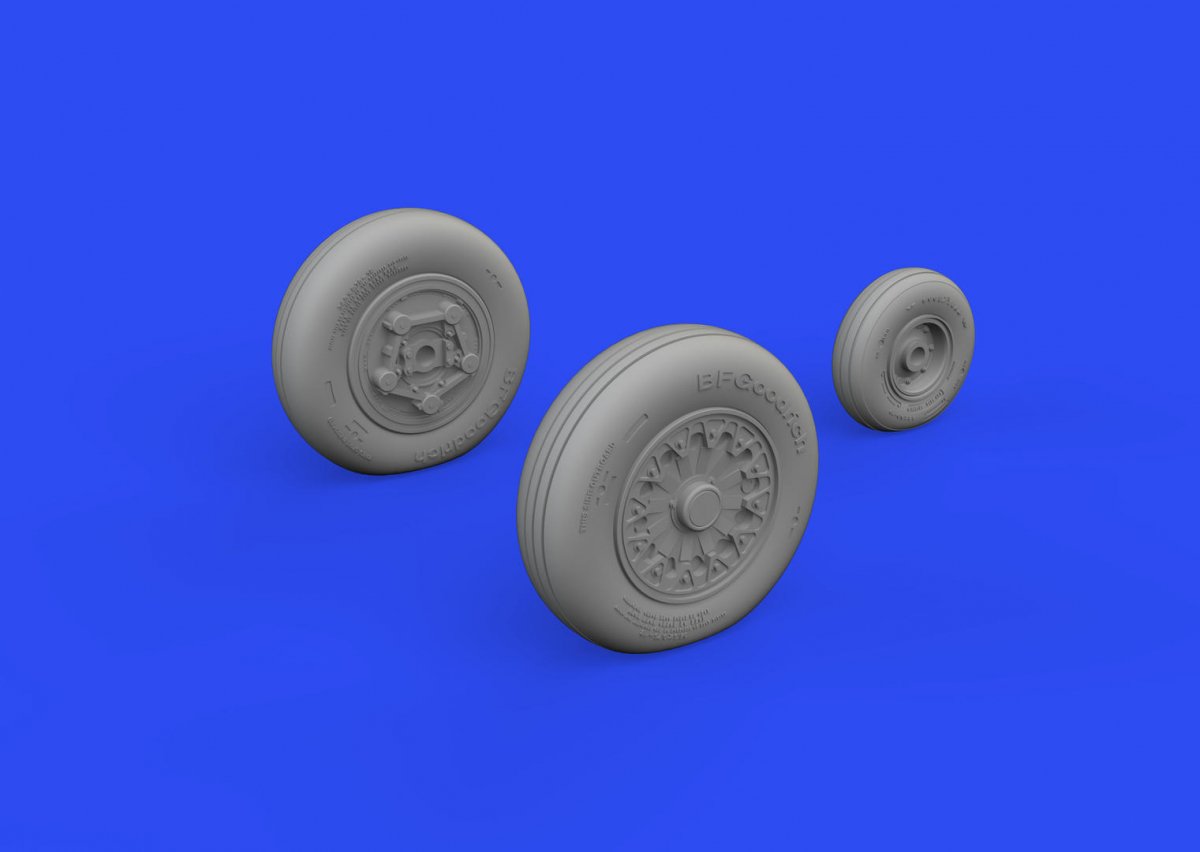 Roues Eduard 648743 F-15A/B GWH 1/48  – image 2