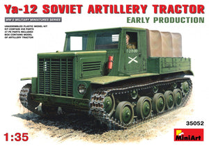 Miniart 35052 Tracteur d&amp;#39;artillerie soviétique Ya-12, première production (1/35)