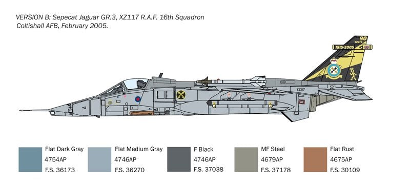 Italeri 1459 Jaguar GR.1/GR.3 RAF 1/72 – image 6