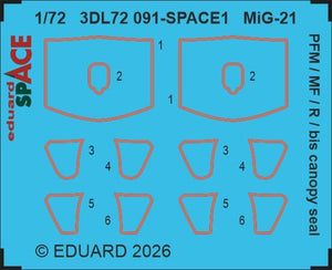 Eduard SIN67239 MiG-21 R Big Sin Set for EDUARD 1/72 – immagine 2