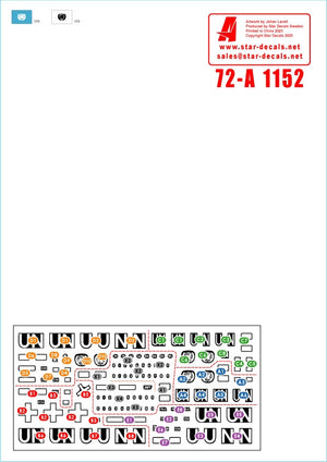 Star Decals 72-A1152 M113 canadien en Bosnie. Casques bleus des Balkans n° 14. M113A2, M113A2 ACAV, M577A1 et M113A2 TUA 1/72 – image 3
