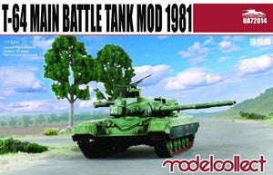 Modelcollect UA72014 Char de combat principal T-64 Mod. 1981 1/72