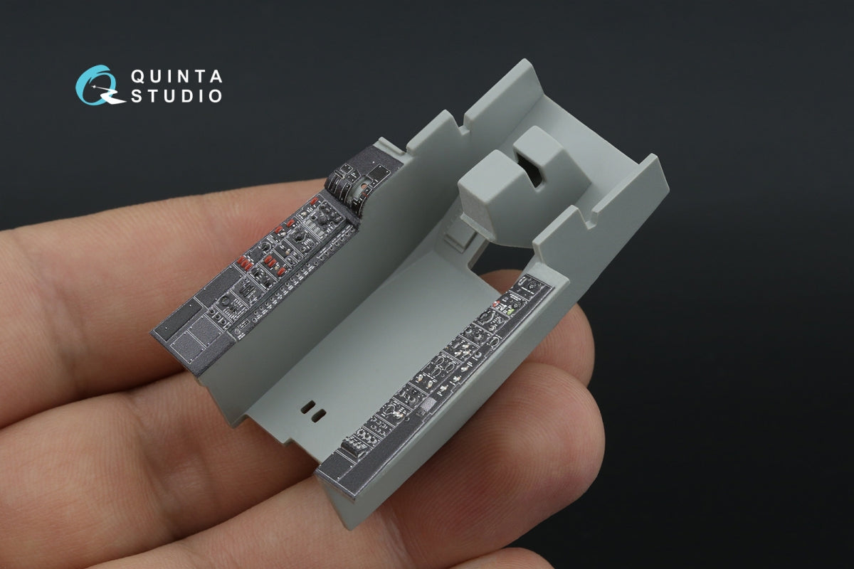 Intérieur imprimé en 3D et coloré sur papier décalcomanie Quinta Studio QDS-32246 F-104A (Italeri) (Petite version) 1/32 – image 9