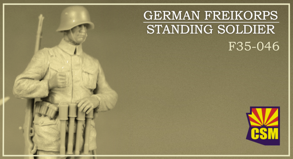 Copper State Models F35-046 Soldat debout du Corps franc allemand 1/35