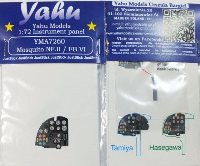 Yahu YMA7260 Moustique (Tamiya / Hasegawa) 1/72