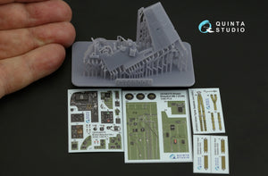 Quinta Studio QD+48379 Bristol Beaufort Mk.I Intérieur imprimé en 3D et coloré sur papier décalcomanie (ICM) (avec pièces en résine imprimées en 3D) 1/48 – immagine 3
