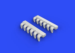 Eduard 672110 Pots d&amp;#39;échappement Spitfire - queue de poisson EDUARD 1/72 – immagine 2