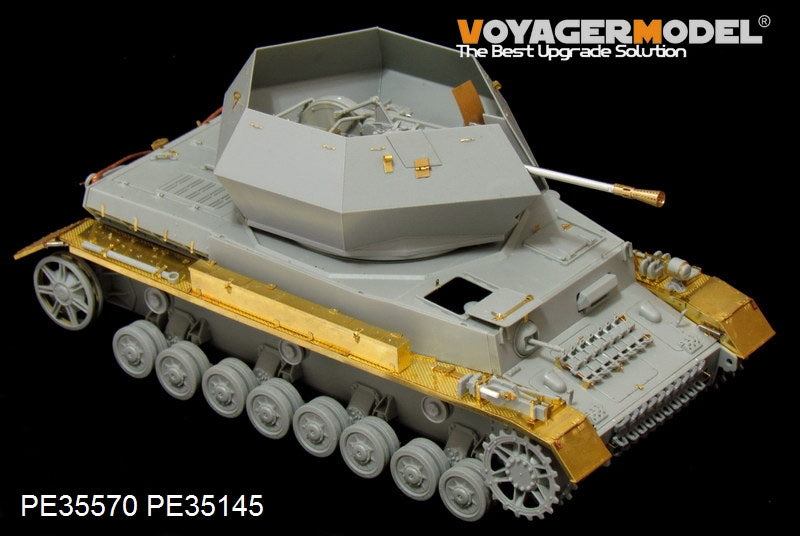 Voyager modèle PE35570 WWII allemand FlakPanzer IV Ostwind pour DROGON 6550 1/35 – image 5