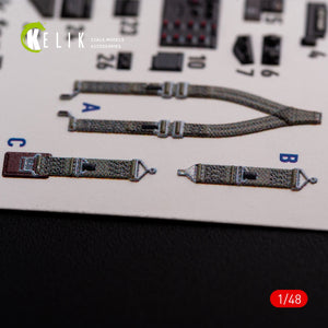 Décalcomanies 3D intérieures KELIK K48015 P-47D « Razorback » pour maquette Tamiya au 1/48 – immagine 4