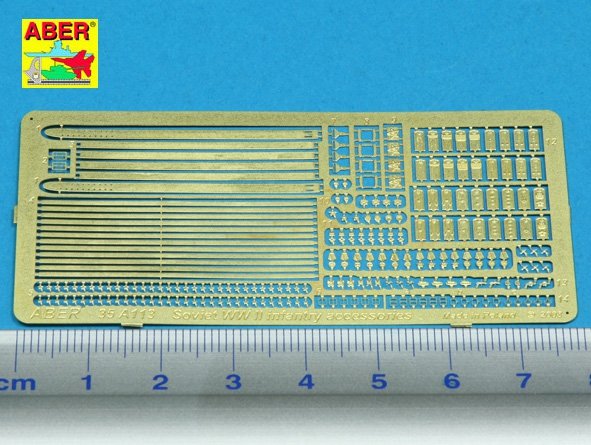 Aber 35A113 Accessoires d&amp;#39;infanterie soviétique de la Seconde Guerre mondiale (1/35)  – image 2