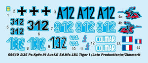 Trumpeter 09540 Pz.Kpfw.VI Ausf.E Sd.Kfz.181 Tiger I (production tardive) avec Zimmerit (1/35) – image 18