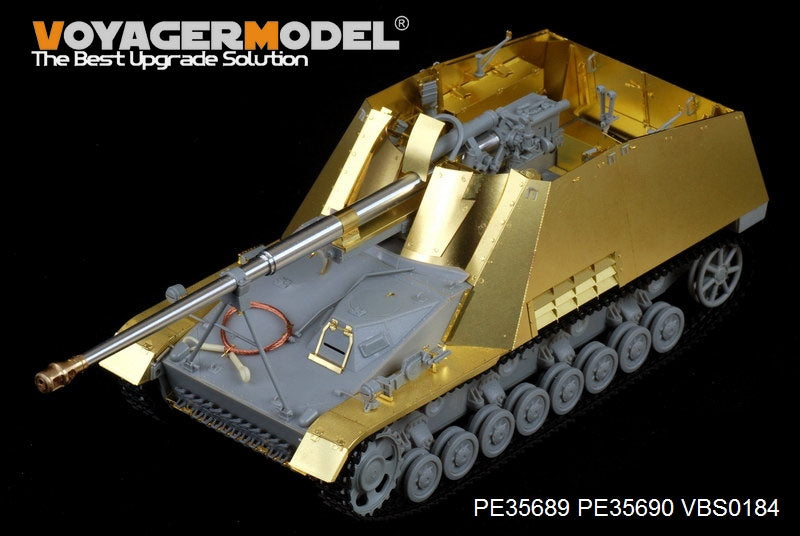 Voyager modèle PE35689 seconde guerre mondiale allemand Sd.Kfz.164 Nashorn pour DRAGON 6387/6165/6166/6314 1/35 – immagine 25