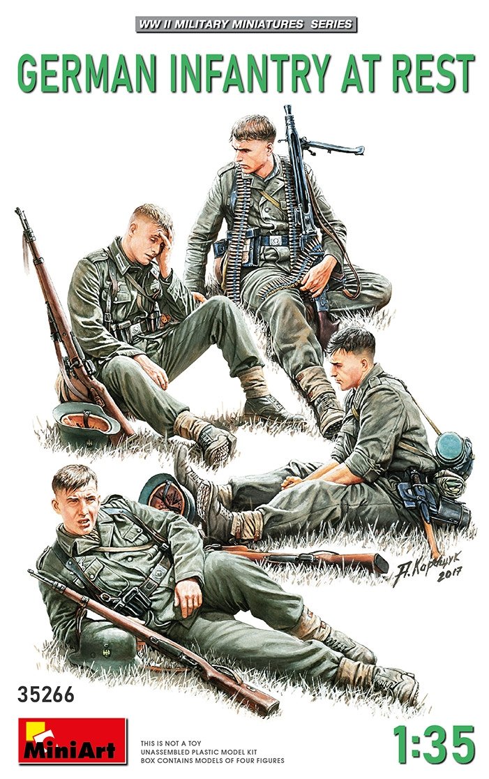 MiniArt 35266 INFANTERIE ALLEMANDE AU REPOS 1/35