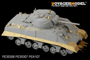 Jupes de char intermédiaires M4 de l&amp;#39;armée américaine (Seconde Guerre mondiale) pour maquettes Voyager PE35307 (DRAGON 6511 et 6579, échelle 1/35) – Bild 5