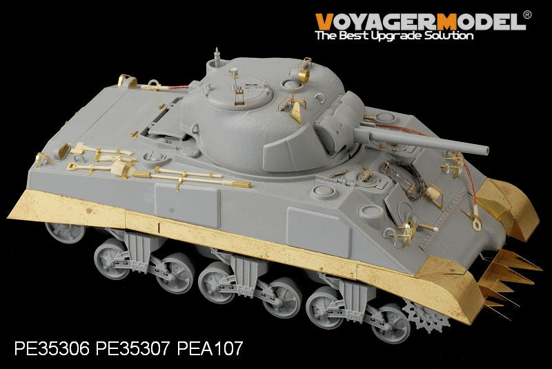 Jupes de char intermédiaires M4 de l&amp;#39;armée américaine (Seconde Guerre mondiale) pour maquettes Voyager PE35307 (DRAGON 6511 et 6579, échelle 1/35) – Bild 5