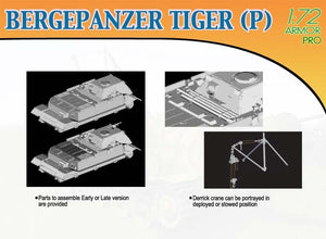 Dragon 7227 BERGEPANZER TIGER (P) 1/72 – zdjęcie 4