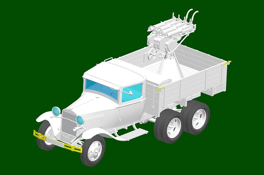 Hobby Boss 84571 GAZ-AAA avec canon antiaérien quadruple Maxim 1/35  – image 13