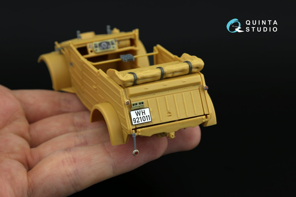 Quinta Studio QD+35143 Kubelwagen Type 82 Intérieur imprimé en 3D et coloré sur papier décalcomanie (Hero) (avec pièces en résine imprimées en 3D) 1/35 – immagine 13