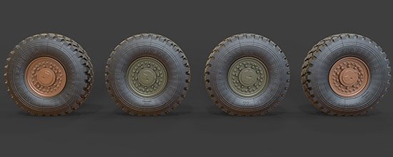 Eureka XXL ER-3554 – Jeu de roues affaissées pour KTO Rosomak (1/35) – image 2