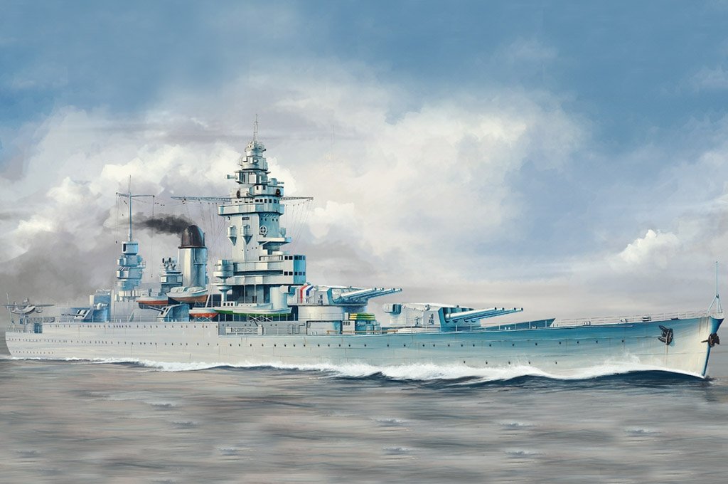 Hobby Boss 86507 Cuirassé Strasbourg de la Marine française, échelle 1/350