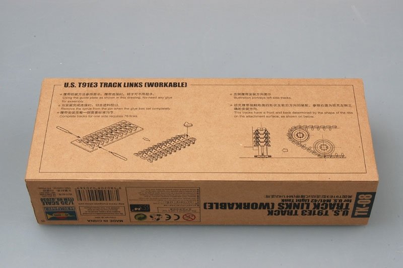 Trumpeter 02038 Chenille US T91E3 pour char léger US M41/42 (1/35) – immagine 2