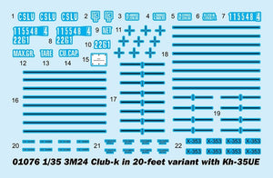 Trumpeter 01076 3M54 Club-k en version 20 pieds avec Kh-35UE 1/35 – immagine 4