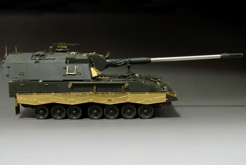 Jupes latérales pour char allemand moderne PzH2000 (modèle Voyager PEA342, pour MENG TS-012) à l&amp;#39;échelle 1/35 – immagine 4