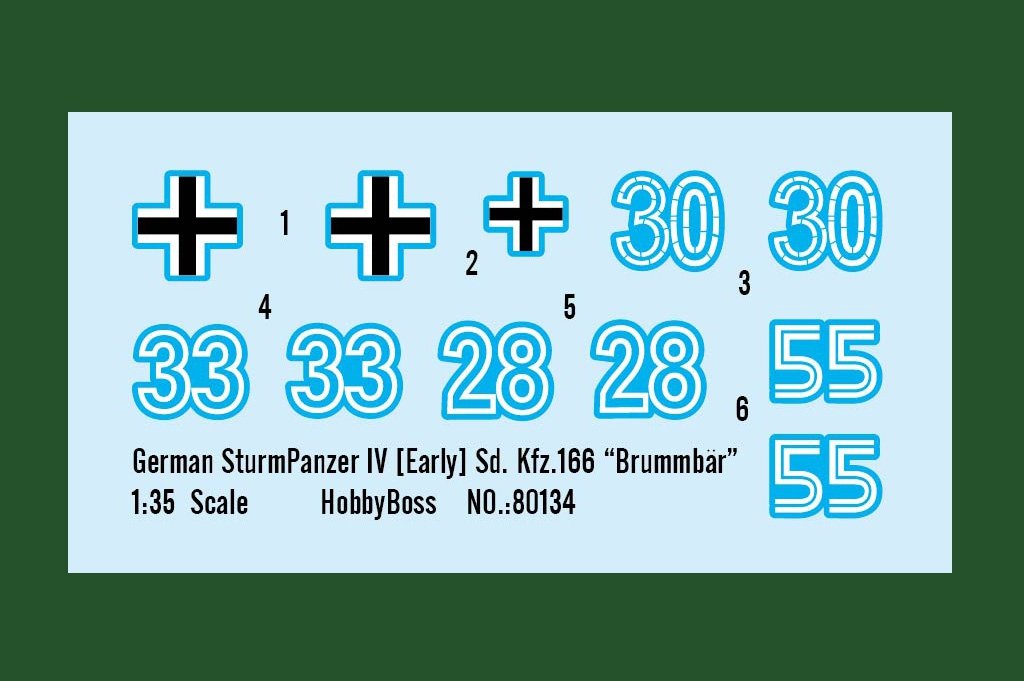 Hobby Boss 80134 SturmPanzer IV allemand début Sd. Kfz.166 Brummbar – Bild 3