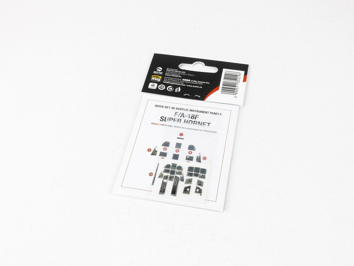 Red Fox Studio QS-48080 F/A-18F Super Hornet Hasegawa 1/48 – immagine 2